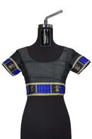 Doll design boarder Bomkai silk saree with blouse piece