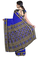 Doll design boarder Bomkai silk saree with blouse piece