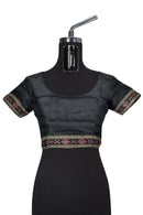 Sambalpuri silk saree with blouse piece. Pasapali boarder