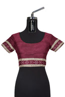 Pasapalli boarder design Sambalpuri silk saree with blouse piece