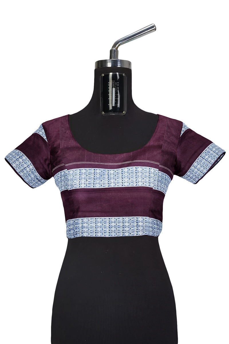 Sambalpuri cotton saree with blouse piece