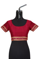 Peacock design sambalpuri cotton saree with blouse piece