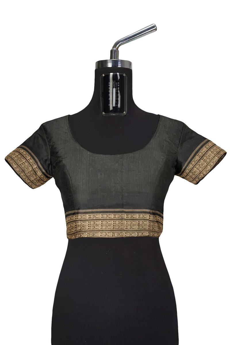Ambua design sambalpuri cotton saree with blouse piece