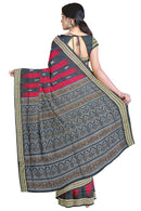 Doll design Bomkai Silk saree with blouse piece