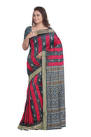 Doll design Bomkai Silk saree with blouse piece