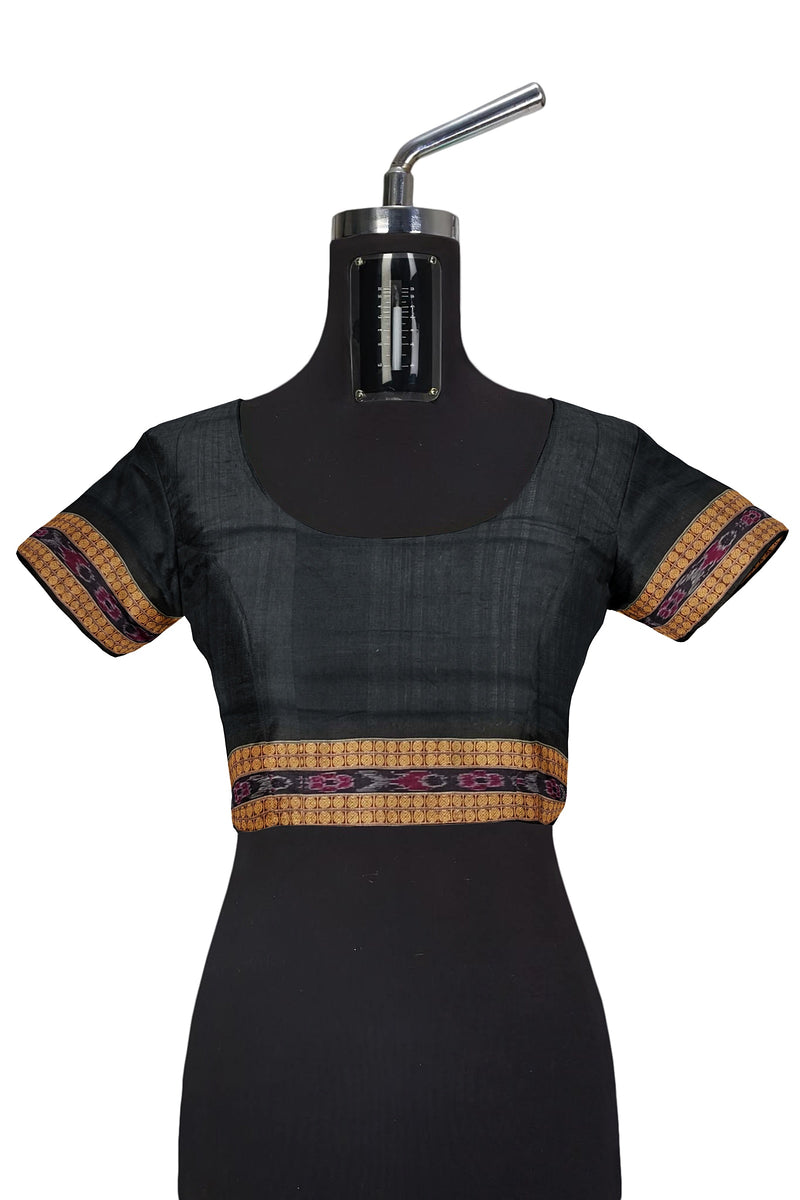 Pasapali design sambalpuri cotton saree with blouse piece
