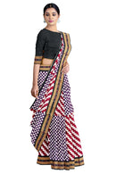 Pasapali design sambalpuri cotton saree with blouse piece