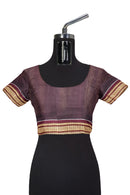 Bomkai cotton saree with blouse piece