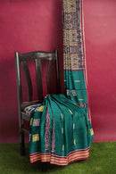 Bomkai cotton saree with blouse piece