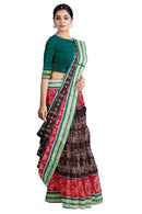 Birds design sambalpuri cotton saree with blouse piece