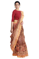 Exquiste Sambalpuri tissue silk saree with blouse piece