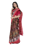 Exquisite Dalkhai Sambalpuri folk dance design sambalpuri cotton saree with blouse piece