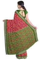 Sambalpuri cotton saree with blouse piece