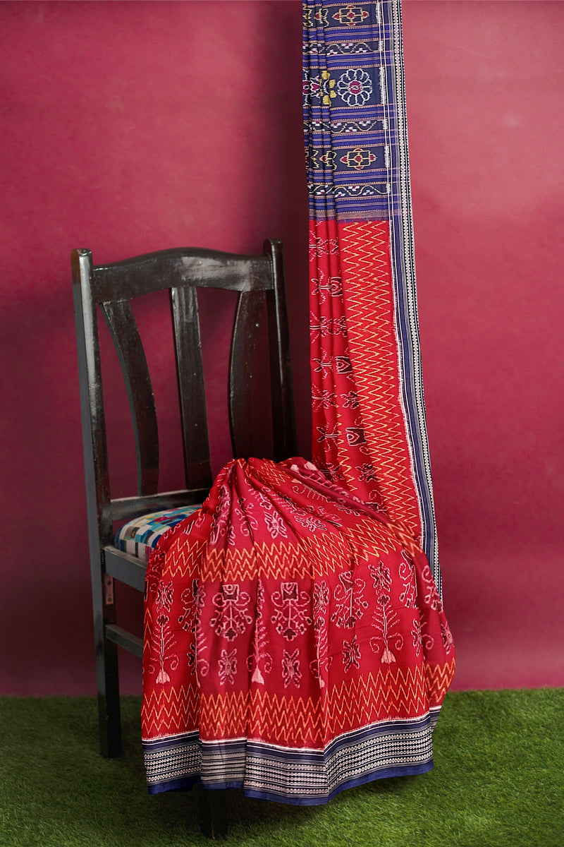 Sambalpuri cotton Saree with blouse piece