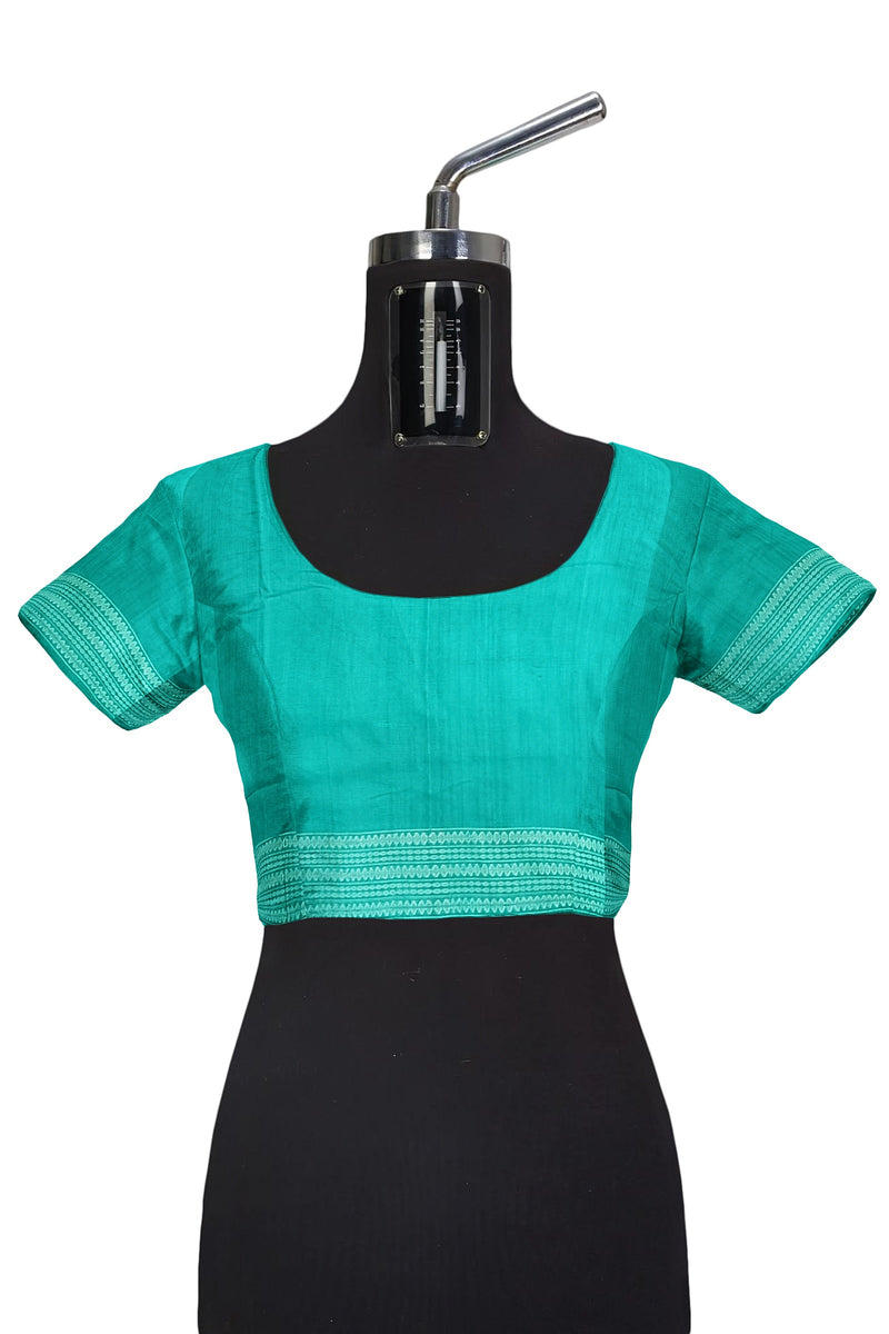 Sambalpuri cotton saree with blouse piece