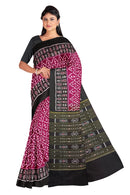 Plain boarder Sambalpuri cotton saree with blouse piece