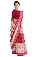 Sambalpuri cotton saree with blouse piece