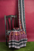 Multi boarder Premium Sambalpuri cotton saree with blouse piece