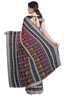 Multi boarder Premium Sambalpuri cotton saree with blouse piece