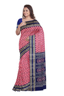 Sambalpuri cotton saree with blouse piece