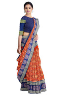 Multi boarder Sambalpuri cotton saree with blouse piece