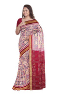 Beautiful Nabakoti design Premium Sambalpuri cotton saree with blouse piece