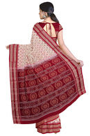 Sambalpuri cotton saree with blouse piece