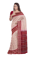 Sambalpuri cotton saree with blouse piece
