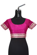 Beautiful Terracotta design sambalpuri cotton saree with blouse piece