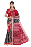 Half Half design Sambalpuri silk saree with blouse piece