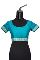 Exquisute Terracotta design Sambalpuri silk saree with blouse piece