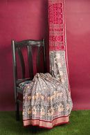 Exquisite Sambalpuri silk saree with blouse piece