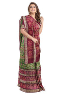 Exquisite Multi boarder Premium Sambalpuri cotton saree with blouse piece