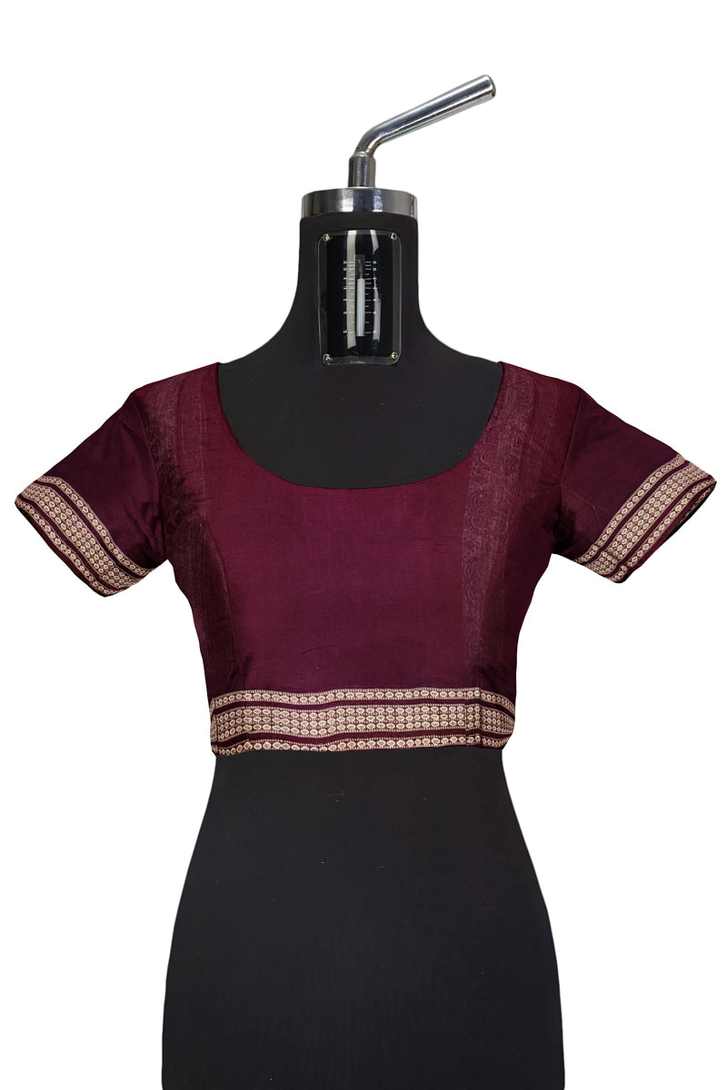 Padam deisgn bomkai cotton saree with blouse piece