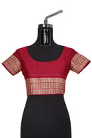 Beautiful Sambalpuri cotton saree with blouse piece