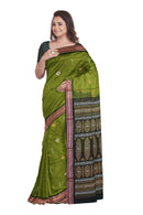 Padam deisgn bomkai cotton saree with blouse piece