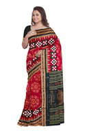 Sambalpuri cotton saree with blouse piece