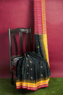 Bomkai cotton saree with blouse piece