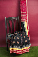 Bomkai cotton saree with blouse piece