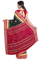 Bomkai cotton saree with blouse piece