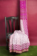 Beautiful Sambalpuri silk saree with blouse piece