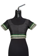 Bomkai silk saree with blouse piece