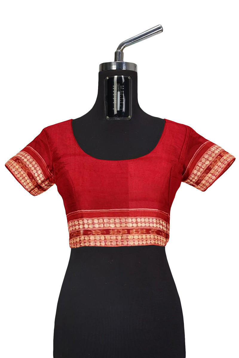 Exquisite  Umbrella design Sambalpuri cotton saree with blouse piece