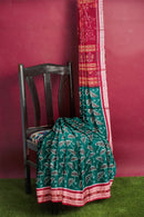 Exquisite  Umbrella design Sambalpuri cotton saree with blouse piece