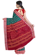 Exquisite  Umbrella design Sambalpuri cotton saree with blouse piece