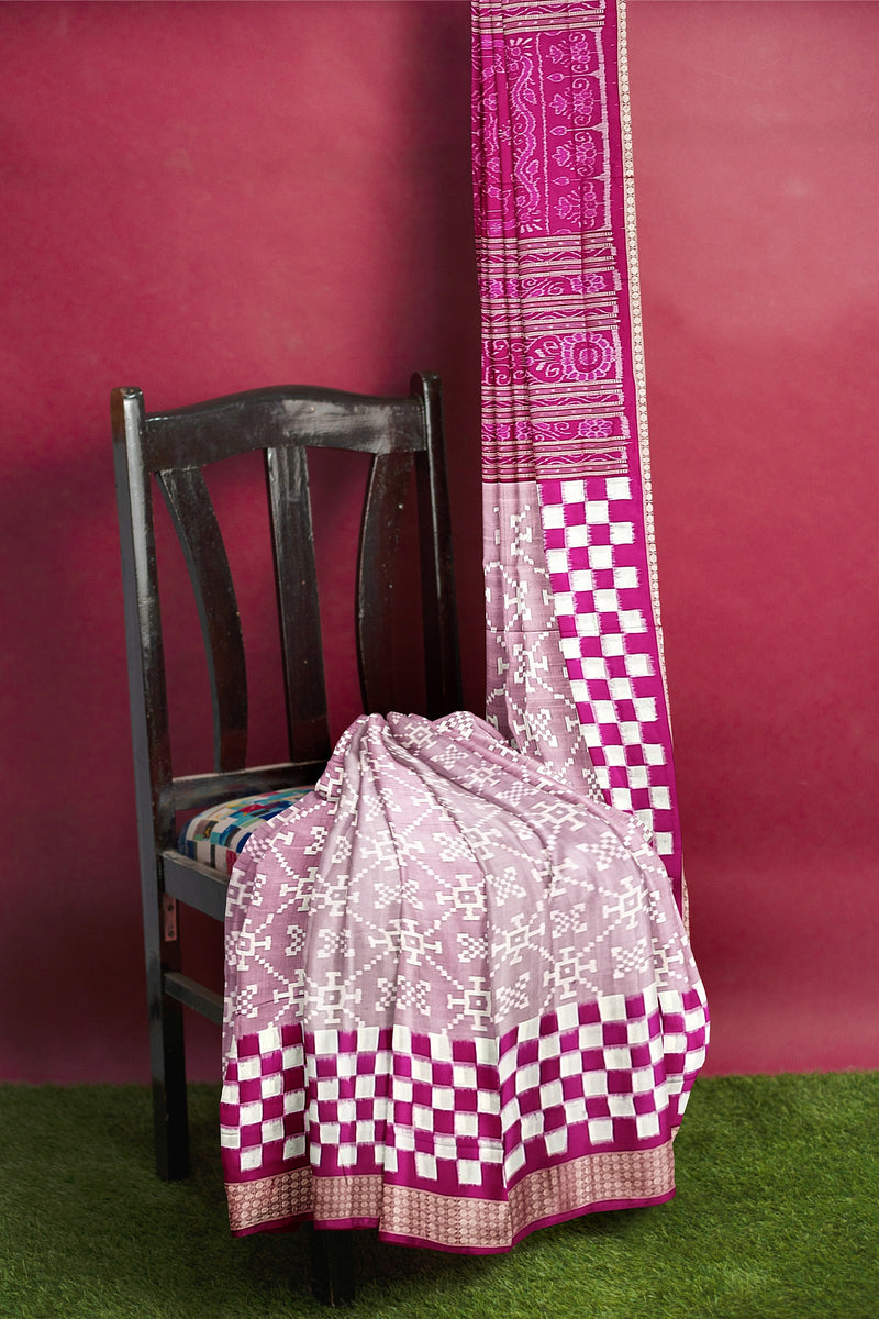 Beautiful Sambalpuri silk saree with blouse piece