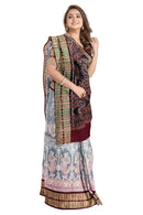 Exquisite Sambalpuri cotton saree with blouse piece