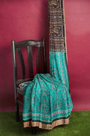 Beautiful Birds design Premium Sambalcotton saree with work blouse piece