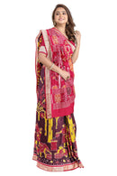 Collection Mahua Flower design sambalpuri silk saree with blouse piece