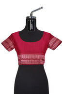 Beautiful Rainy day in hill and river side design Premium Sambalpuri cotton saree with blouse piece